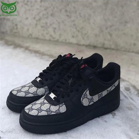 air force 1 gucci noir|Gucci air force 1 low gg.